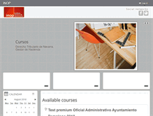 Tablet Screenshot of moodle.institutodeoposiciones.com